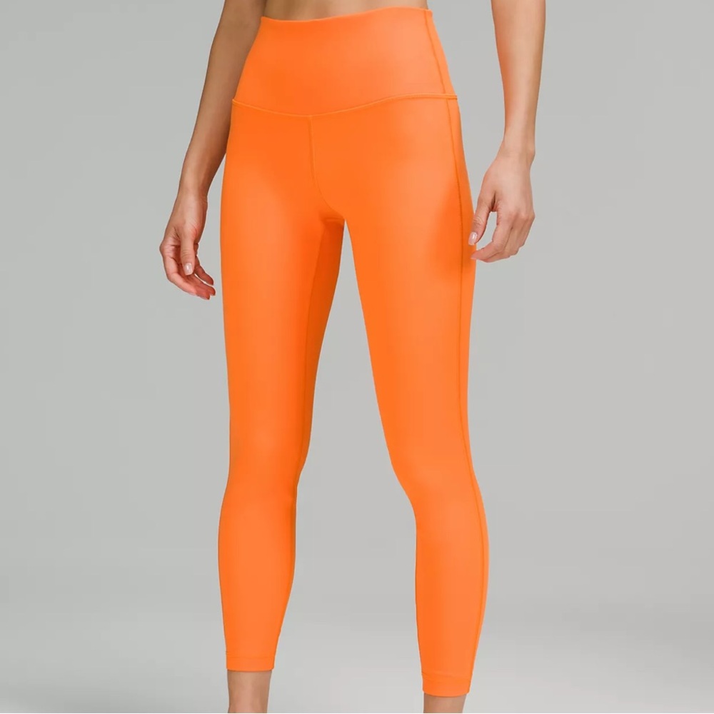 lululemon athletica Bright Orange Leggings